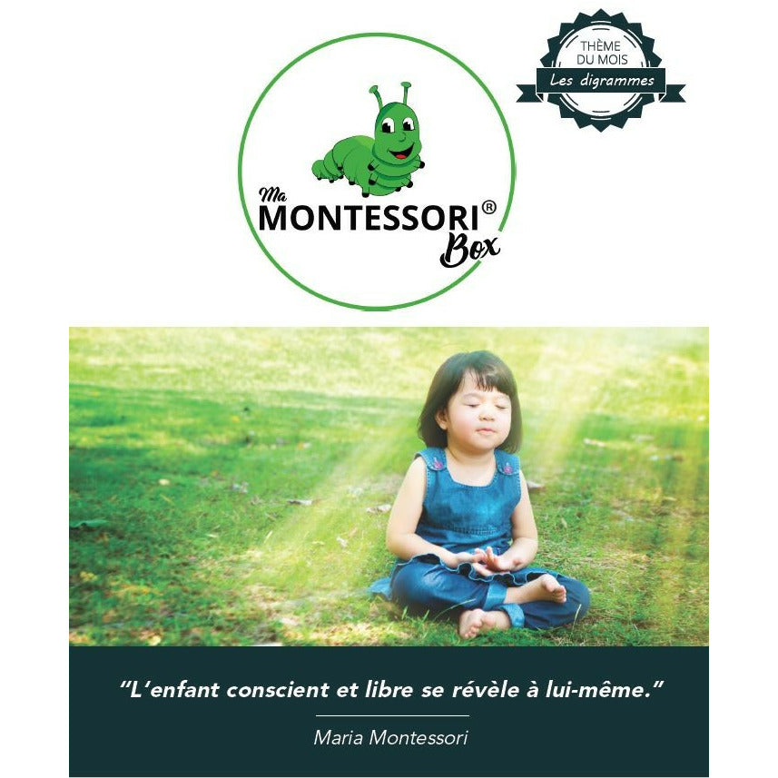 Digrammes Rugueux Cursifs Montessori - MaMontessoriBox