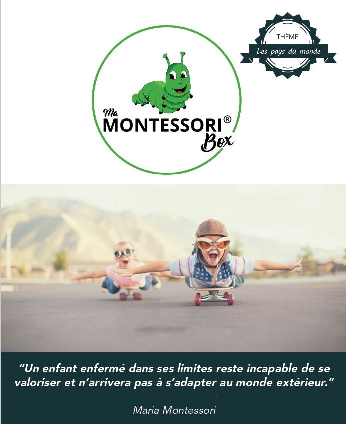 Pays et Drapeaux du Monde Montessori - MaMontessoriBox