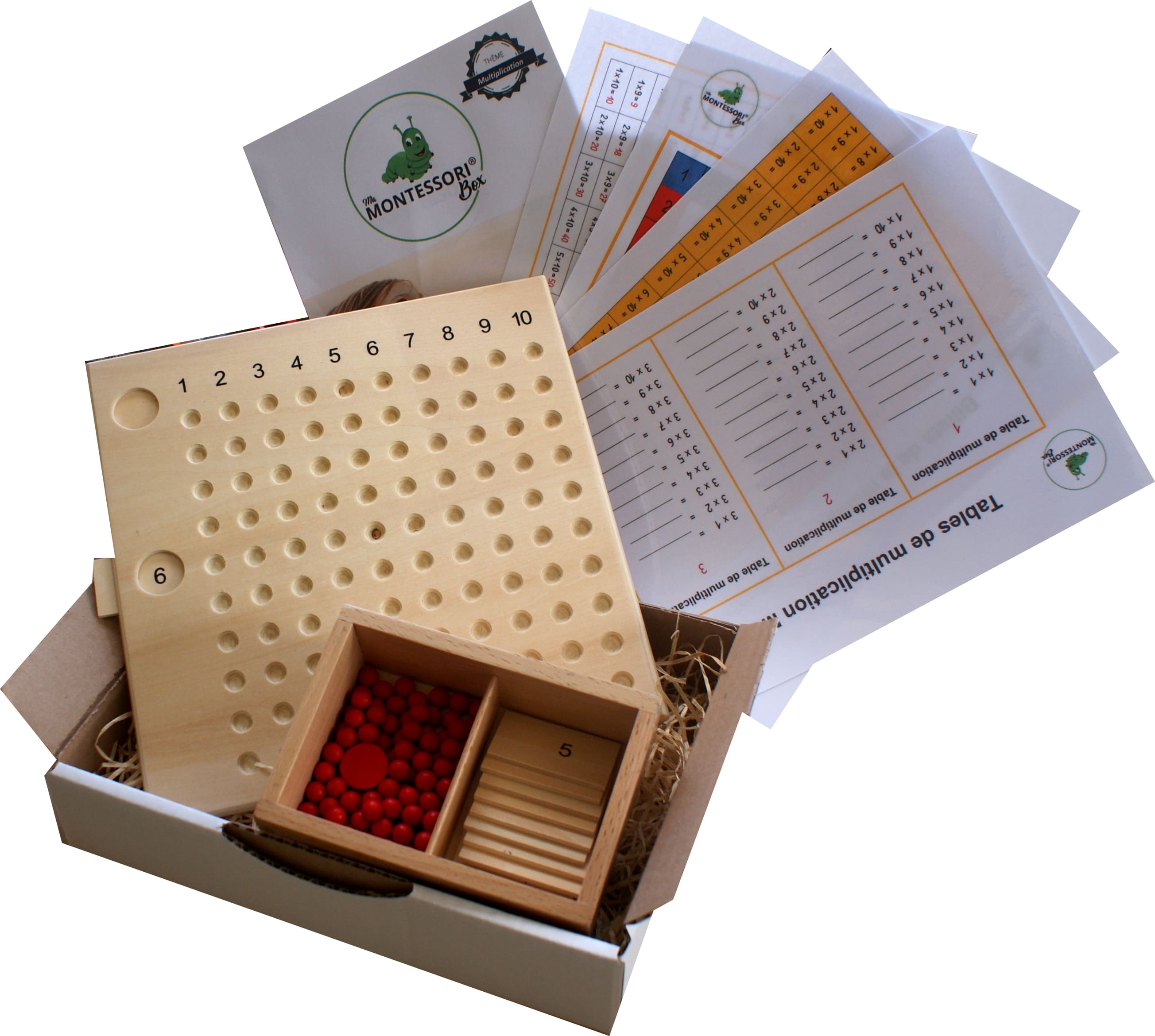 Multiplication Montessori - MaMontessoriBox