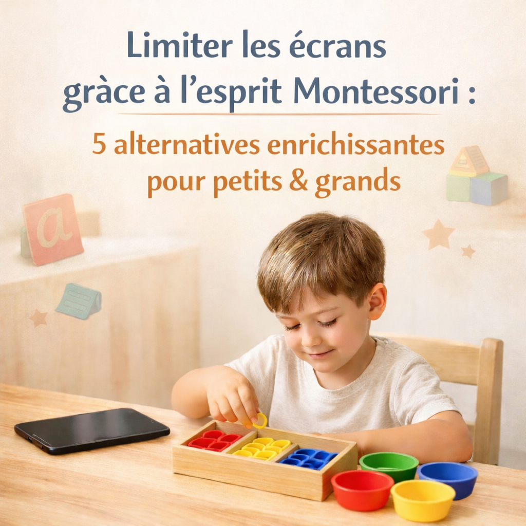 Enfants et écrans : l’approche Montessori à l’ère du numérique ?