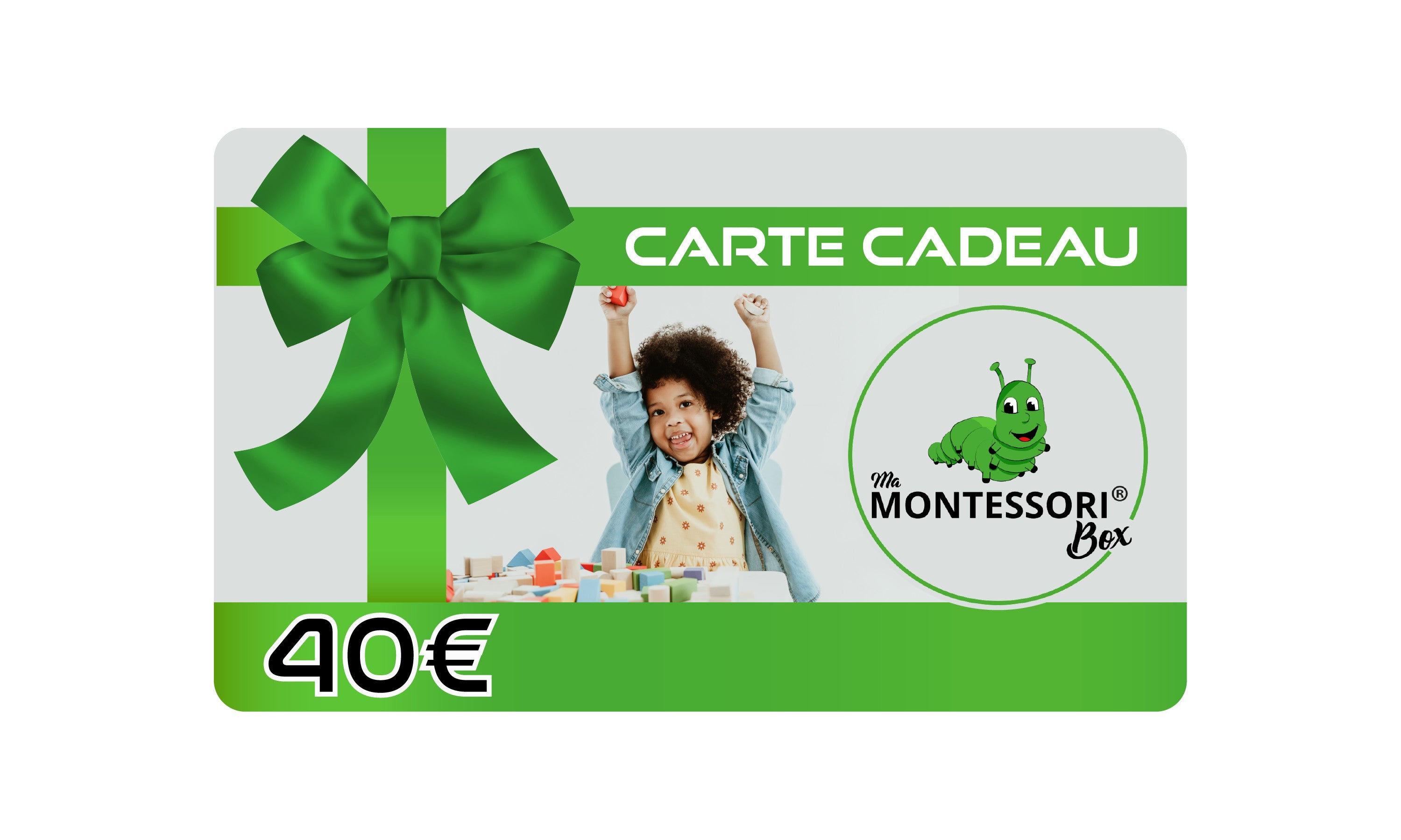 carte cadeau Montessori 40 euros