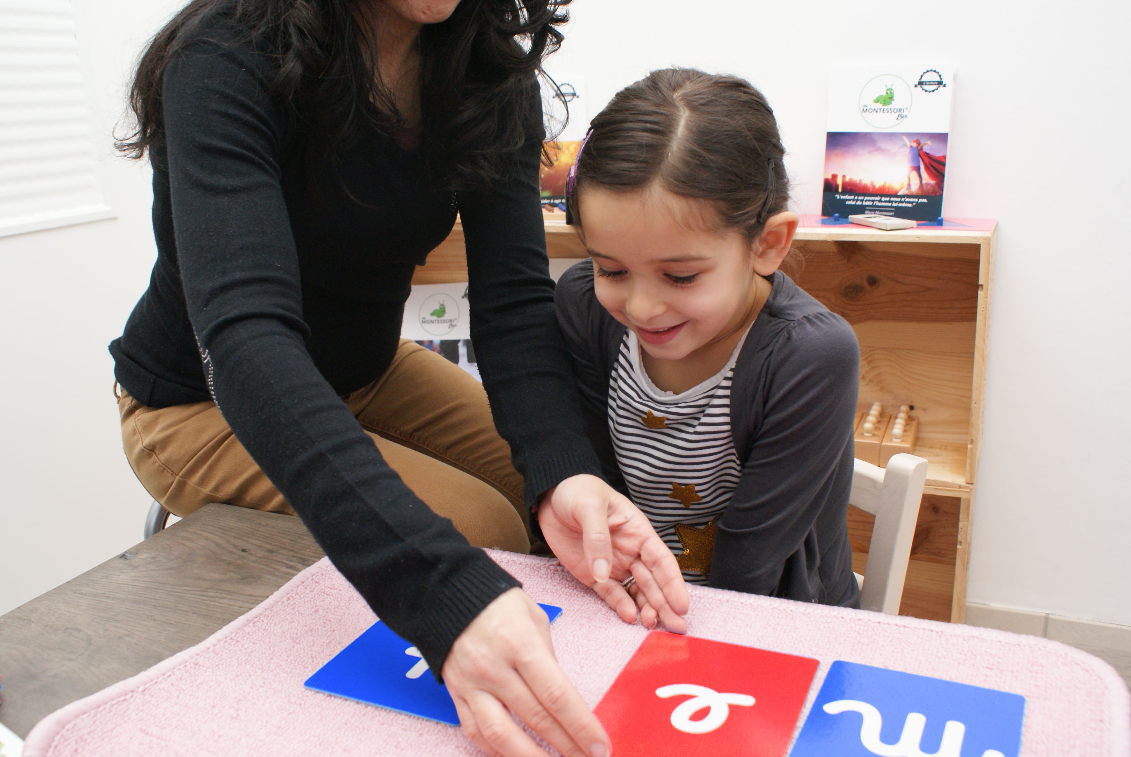 lettres rugueuses montessori