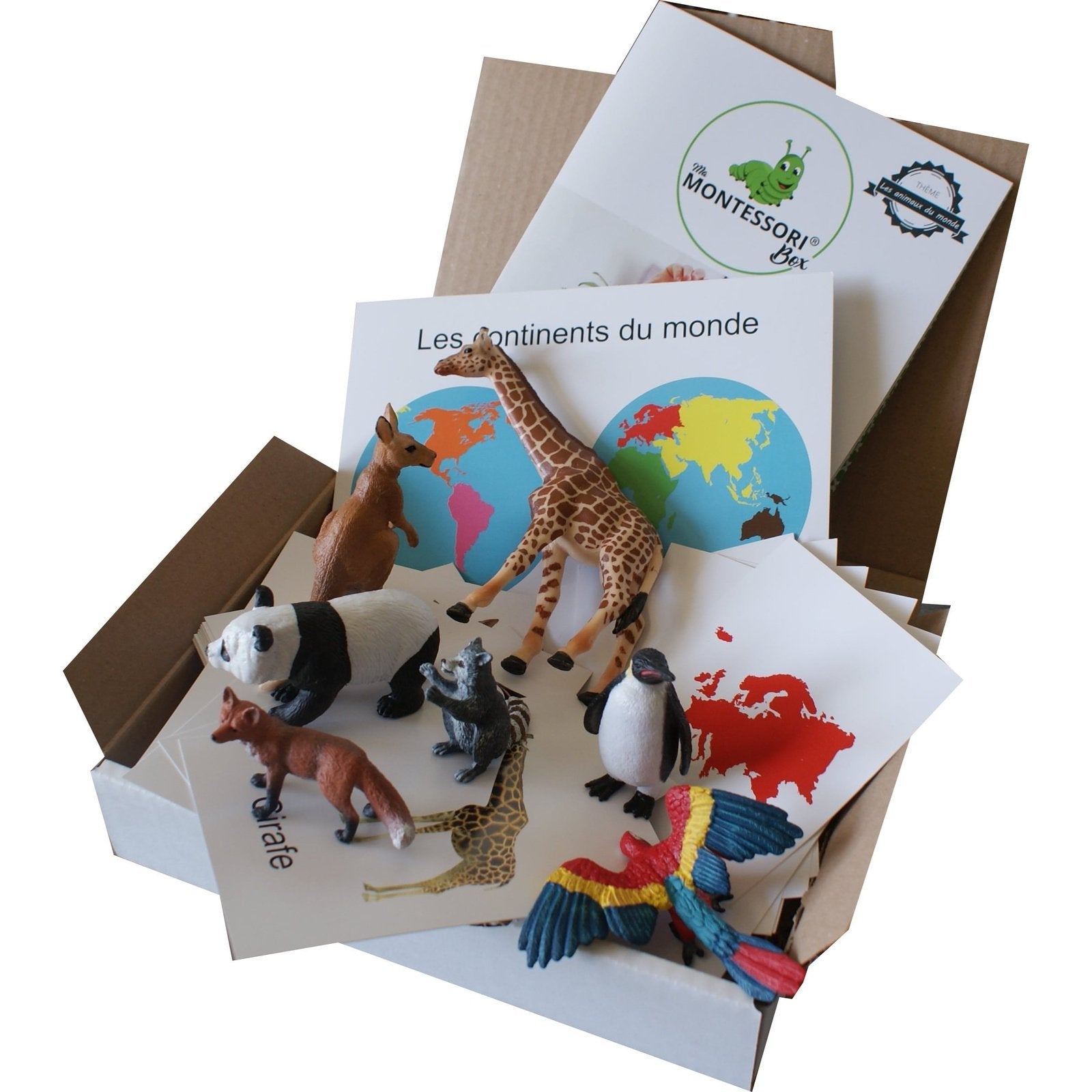 Animaux du Monde Montessori - MaMontessoriBox
