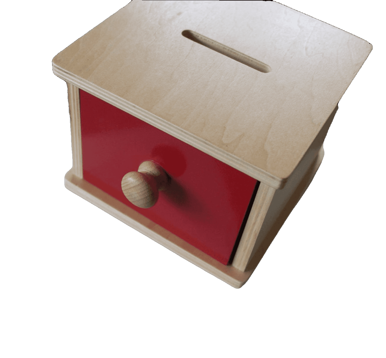 Boîte d'Encastrement Tiroir et Jetons Montessori - MaMontessoriBox