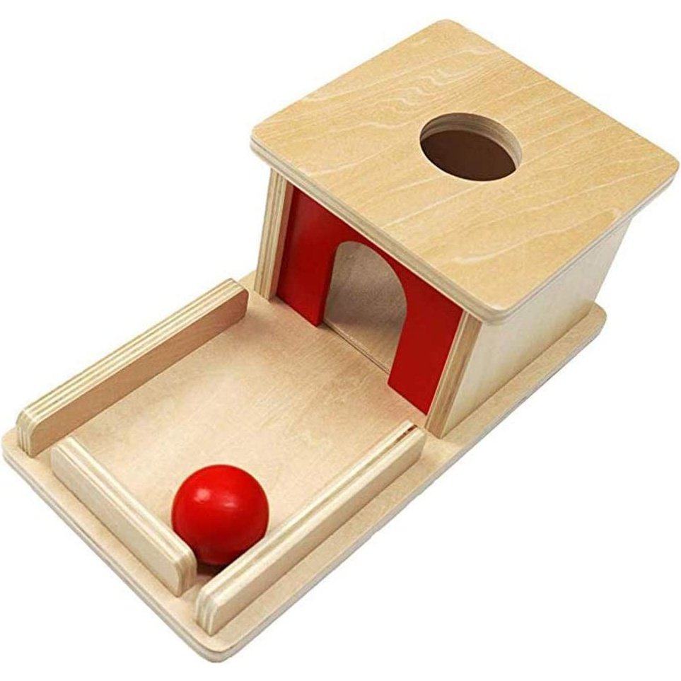 Boîte de permanence de l'objet avec plateau Montessori - MaMontessoriBox