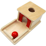 Boîte de permanence de l'objet avec plateau Montessori