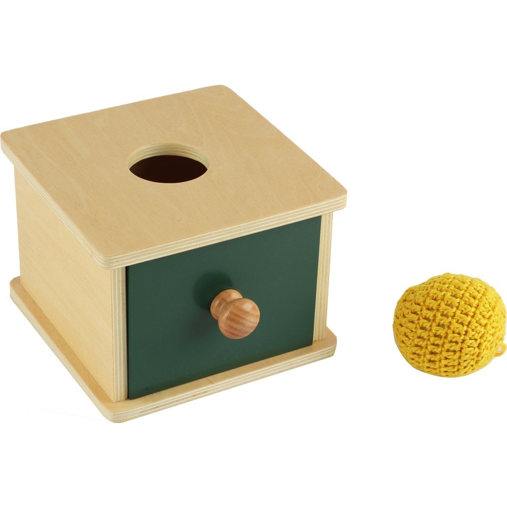 Boîte de permanence de l'objet balle crochet - MaMontessoriBox