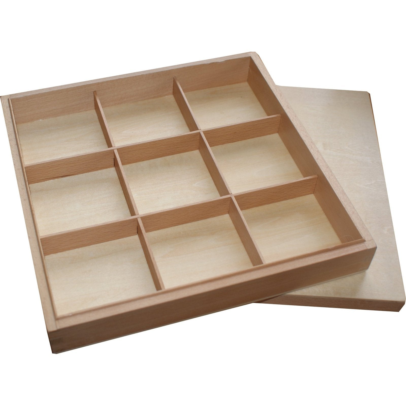 Boîte de rangement en bois Montessori