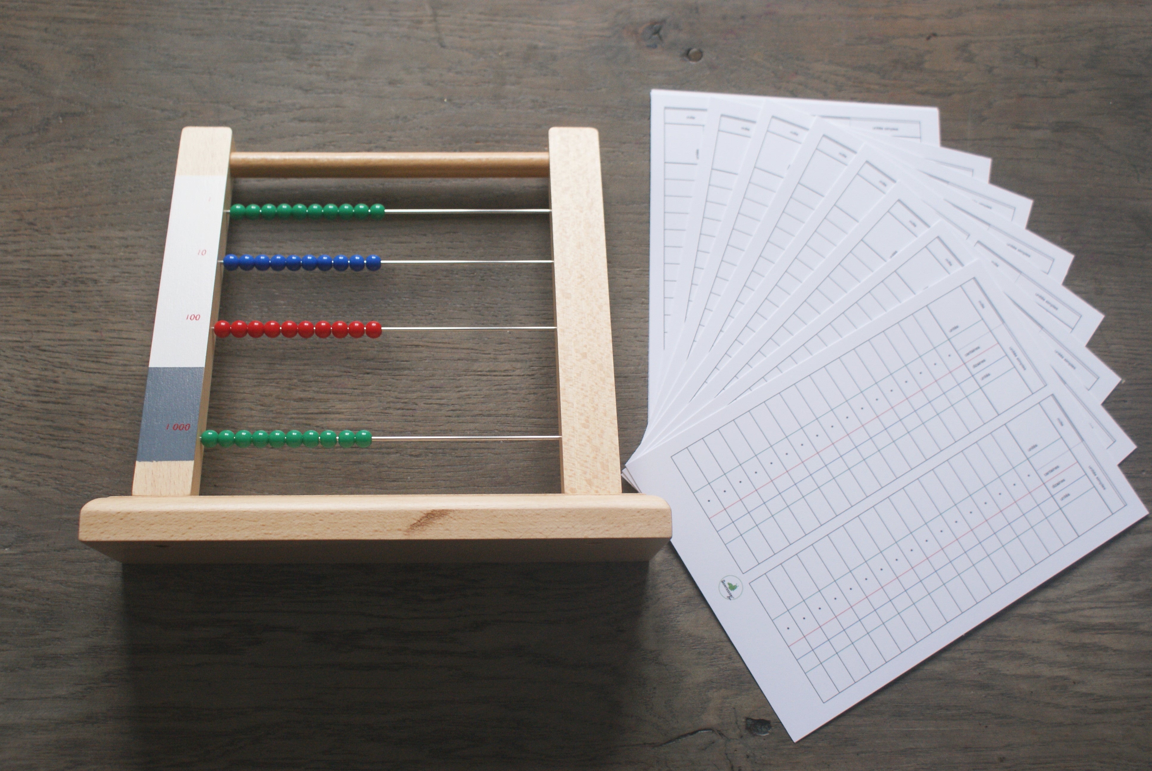 Boulier Montessori - MaMontessoriBox