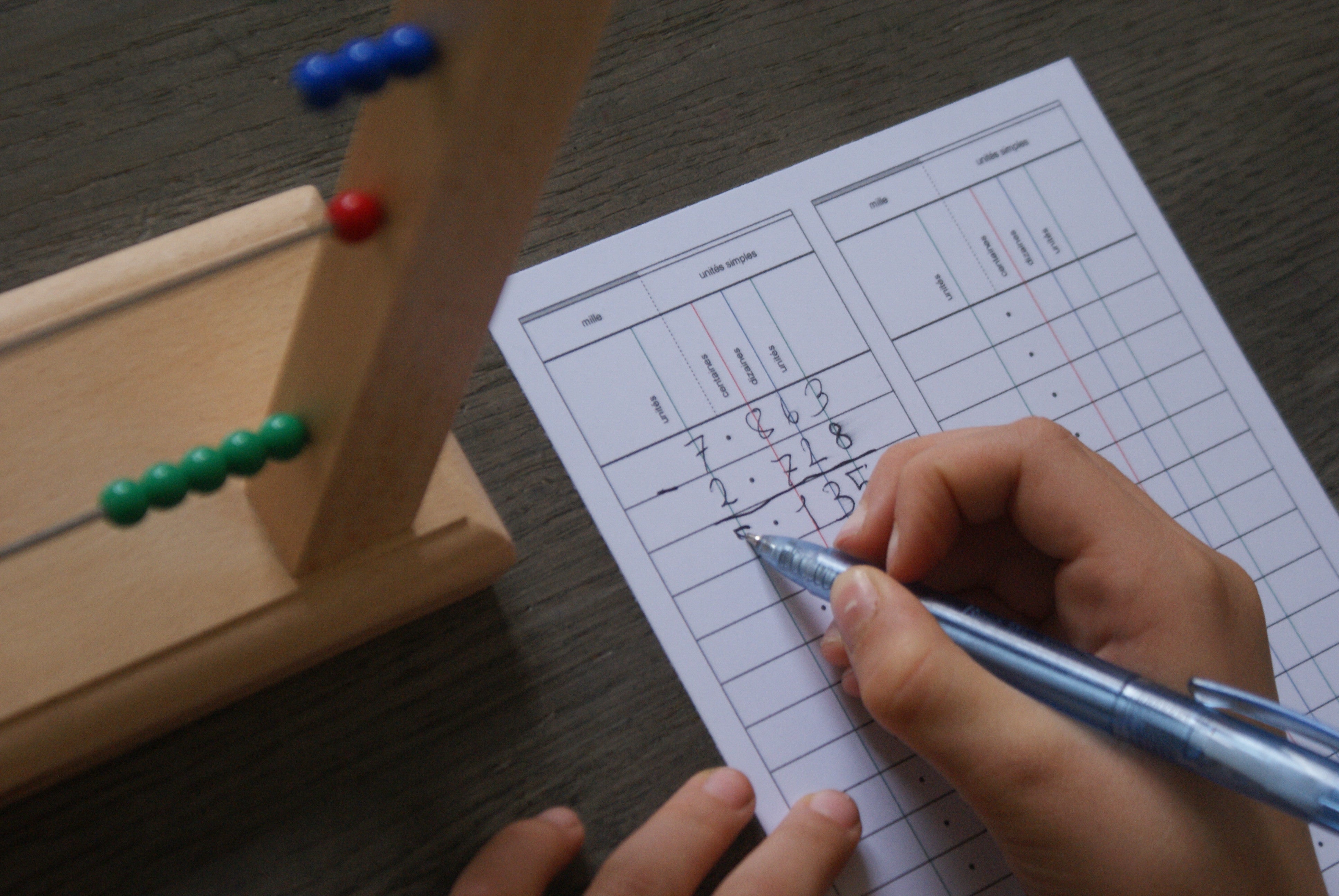 Boulier Montessori - MaMontessoriBox