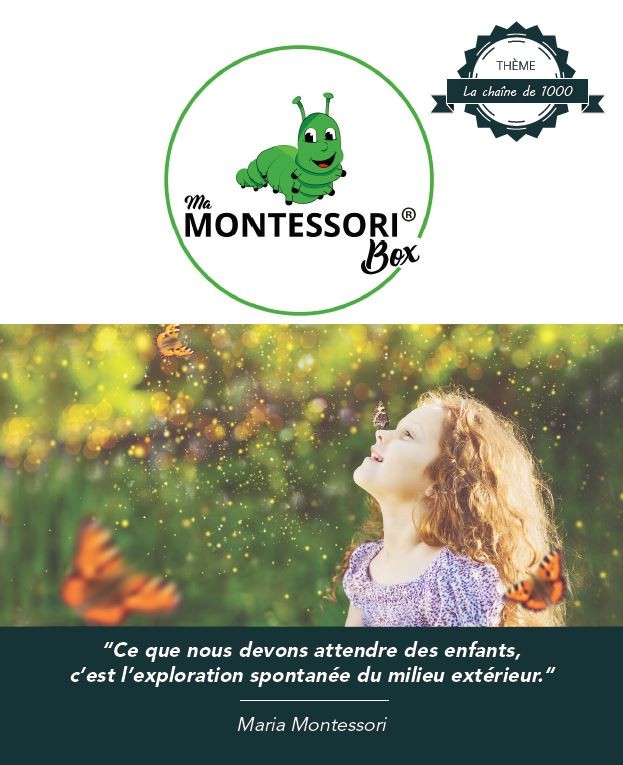 Chaîne de 1000 Montessori - MaMontessoriBox