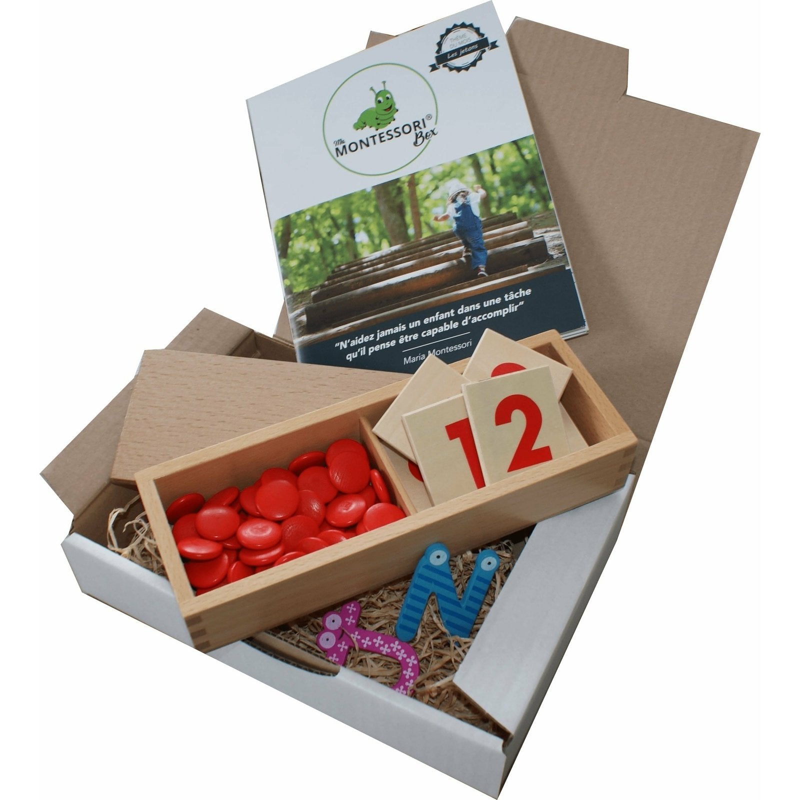 Chiffres et Jetons Montessori - MaMontessoriBox