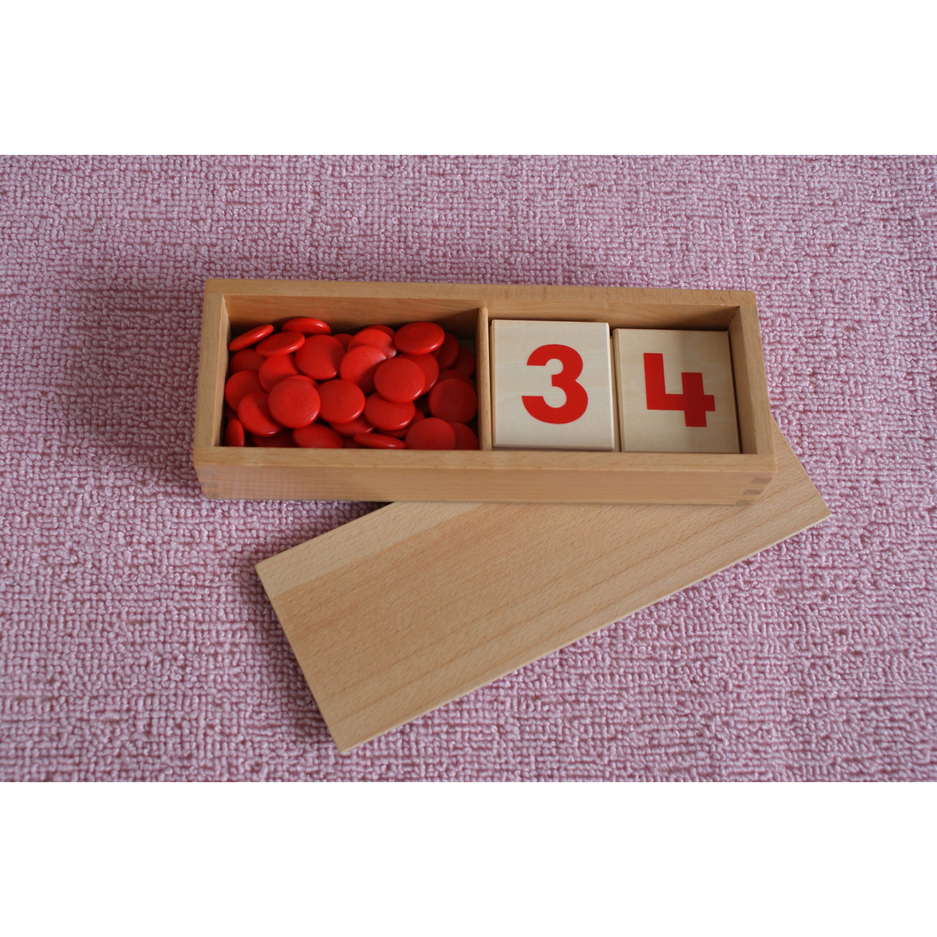 Chiffres et Jetons Montessori - MaMontessoriBox