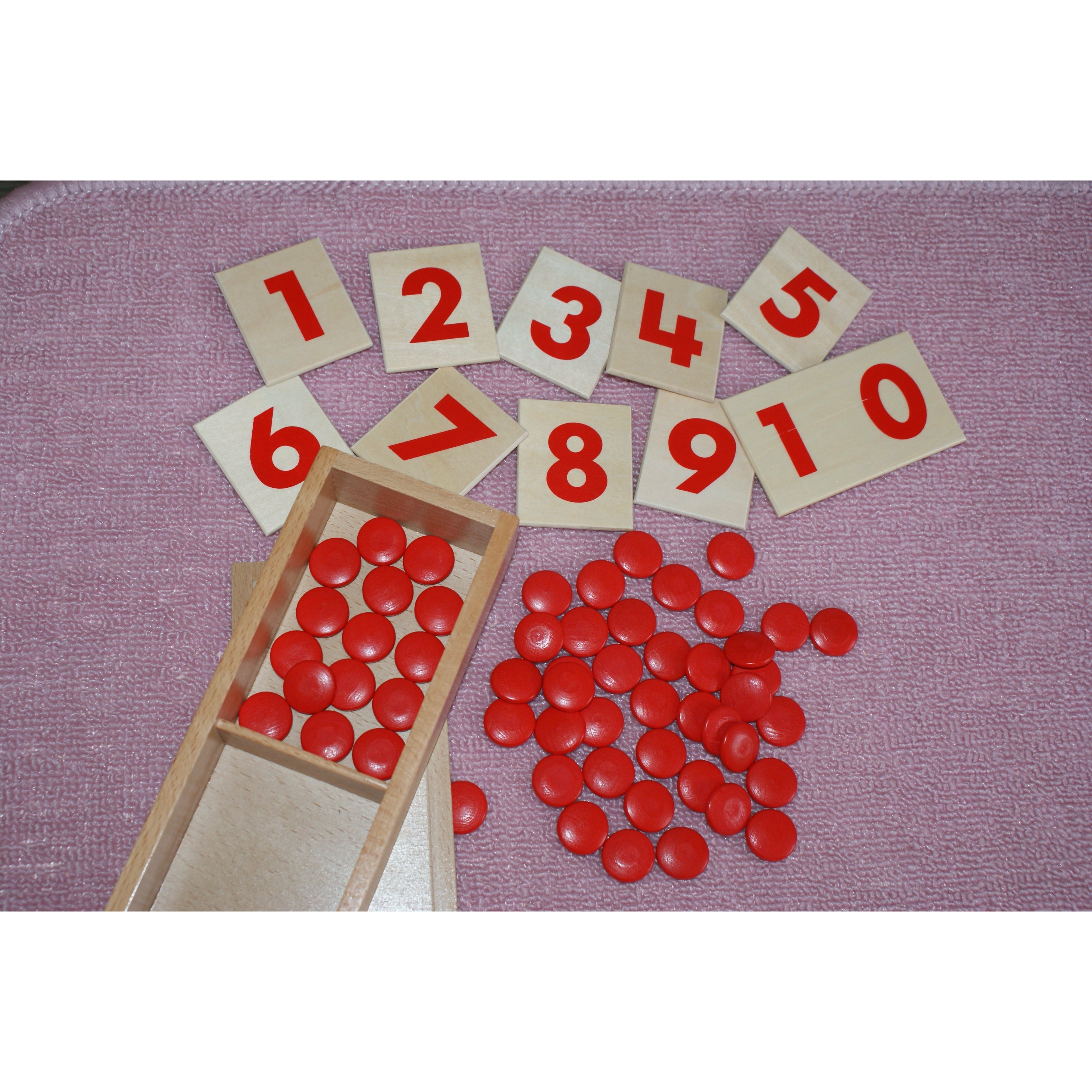 Chiffres et Jetons Montessori - MaMontessoriBox