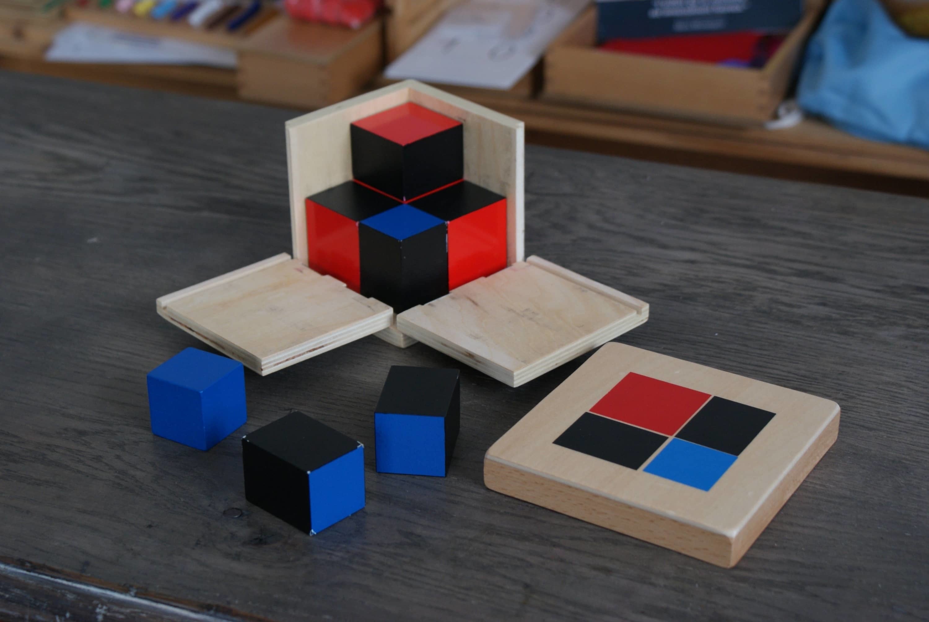 Cube du Binôme Montessori - MaMontessoriBox