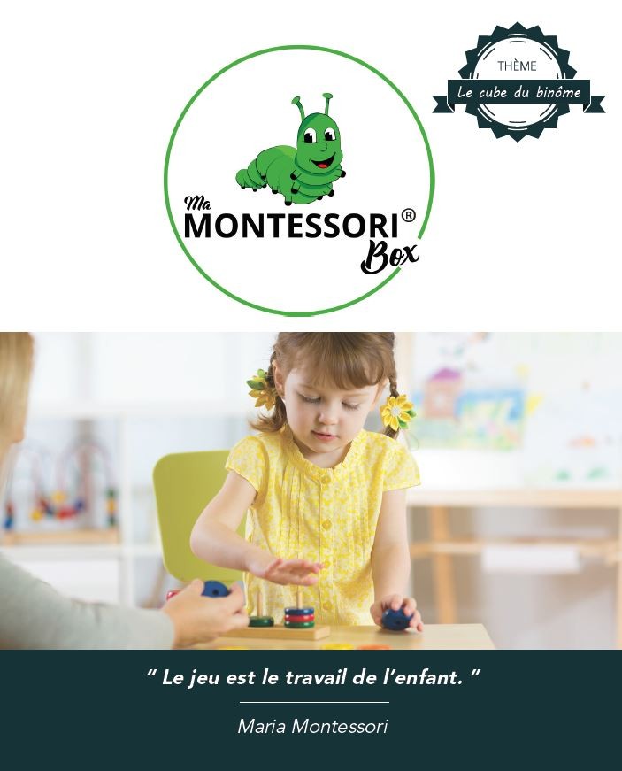 Cube du Binôme Montessori - MaMontessoriBox