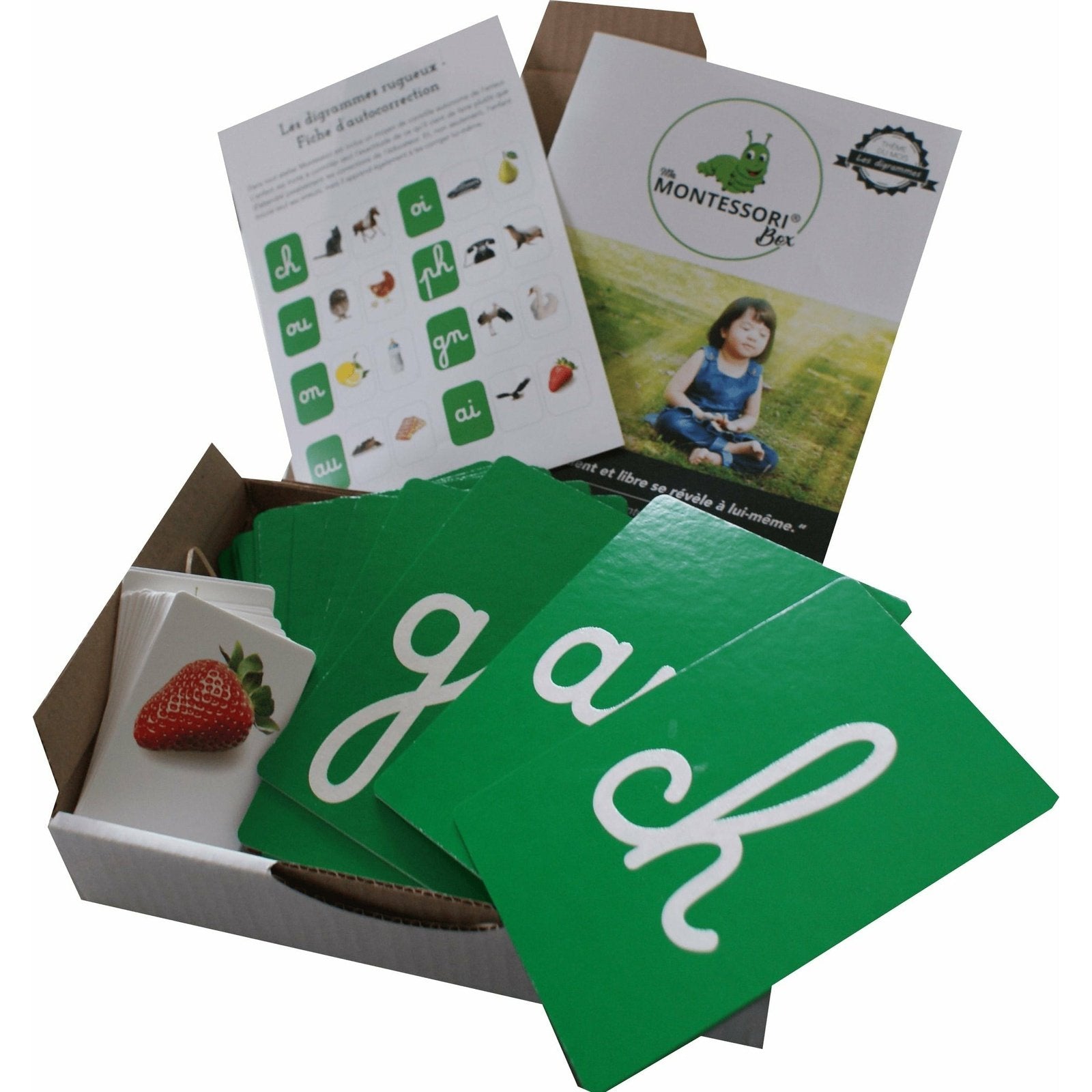 Digrammes Rugueux Cursifs Montessori - MaMontessoriBox