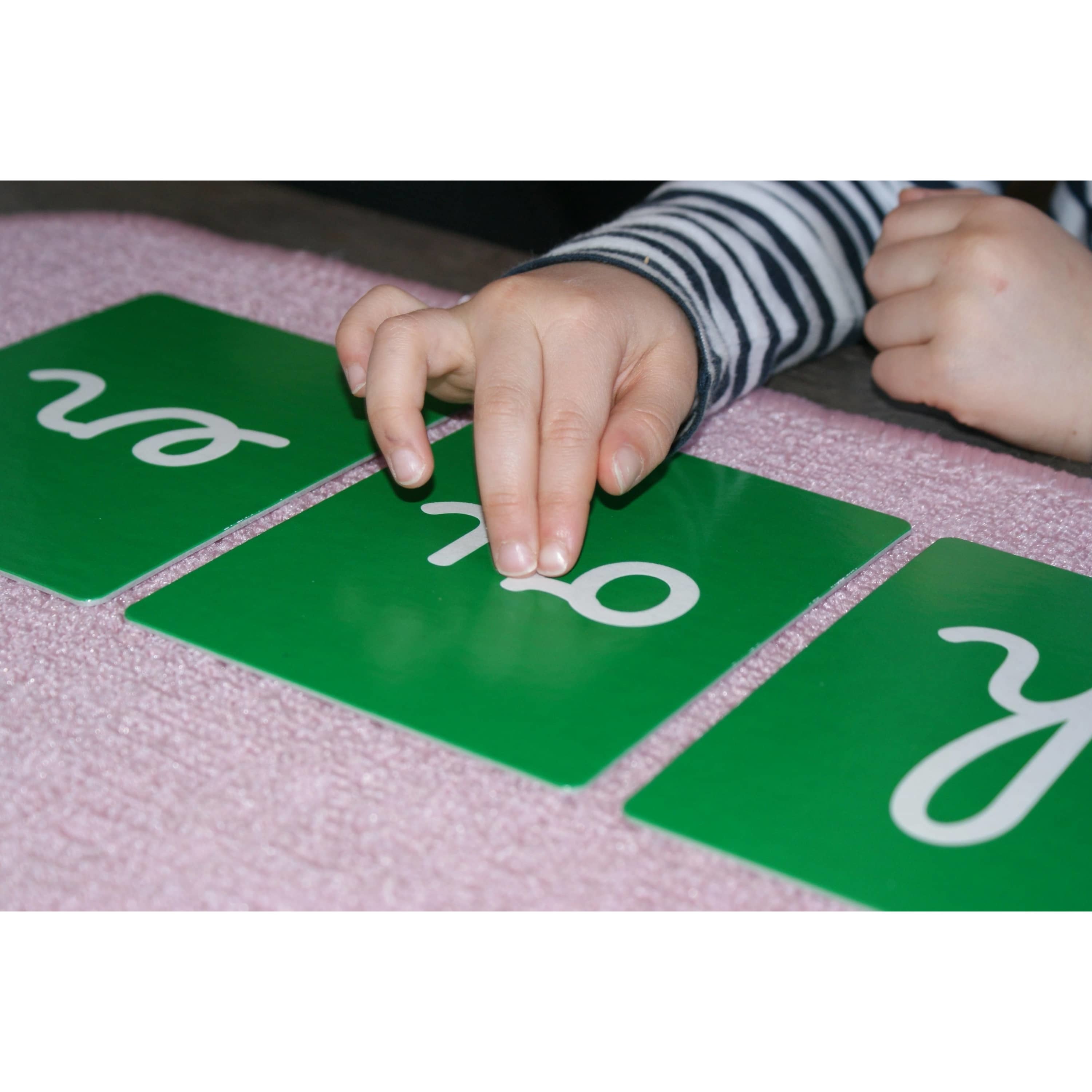 Digrammes Rugueux Cursifs Montessori - MaMontessoriBox