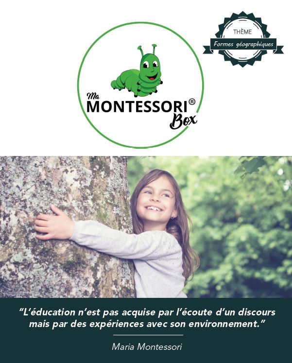 Formes géographiques rugueuses Montessori - MaMontessoriBox