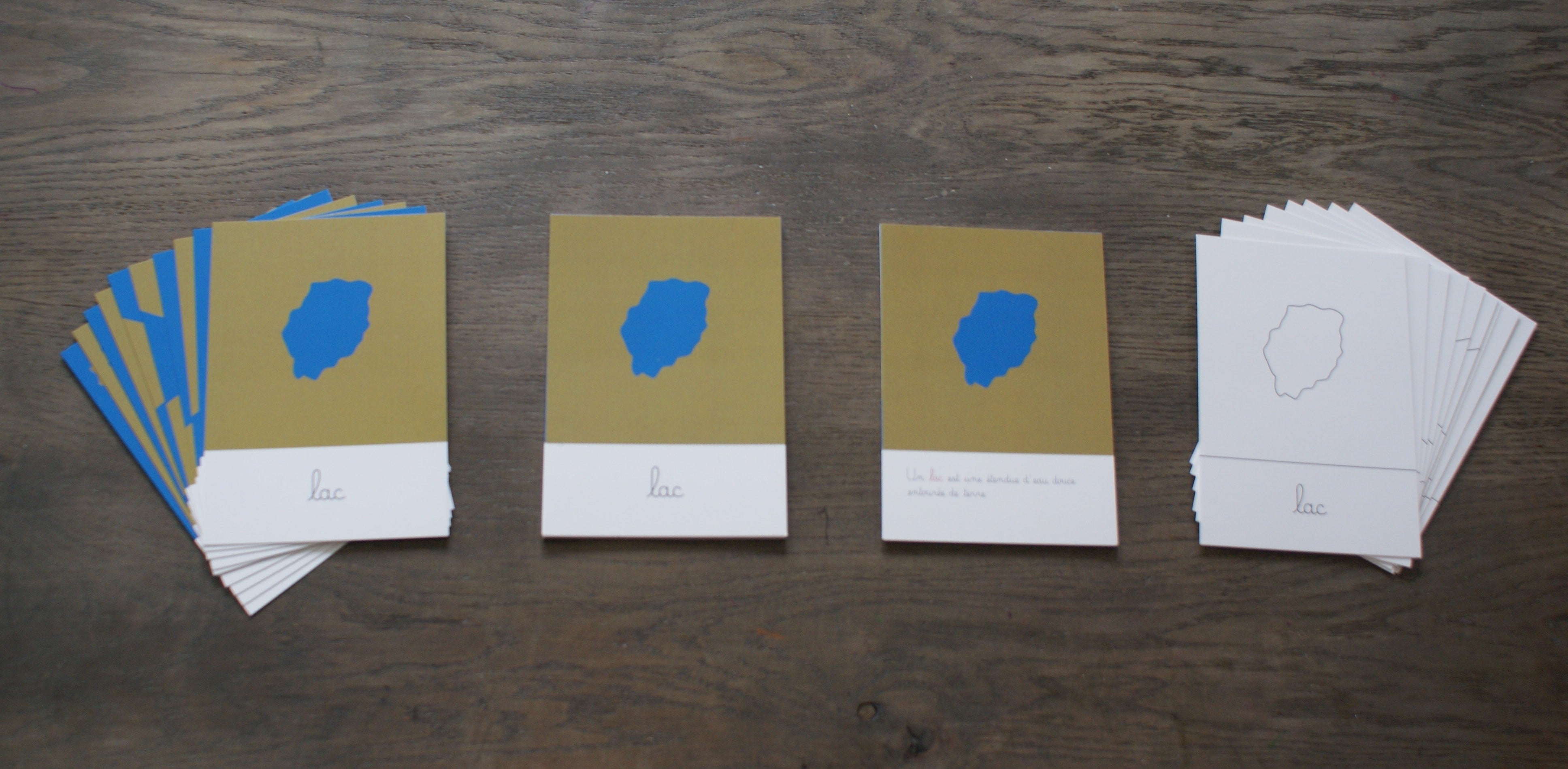 Formes géographiques rugueuses Montessori - MaMontessoriBox