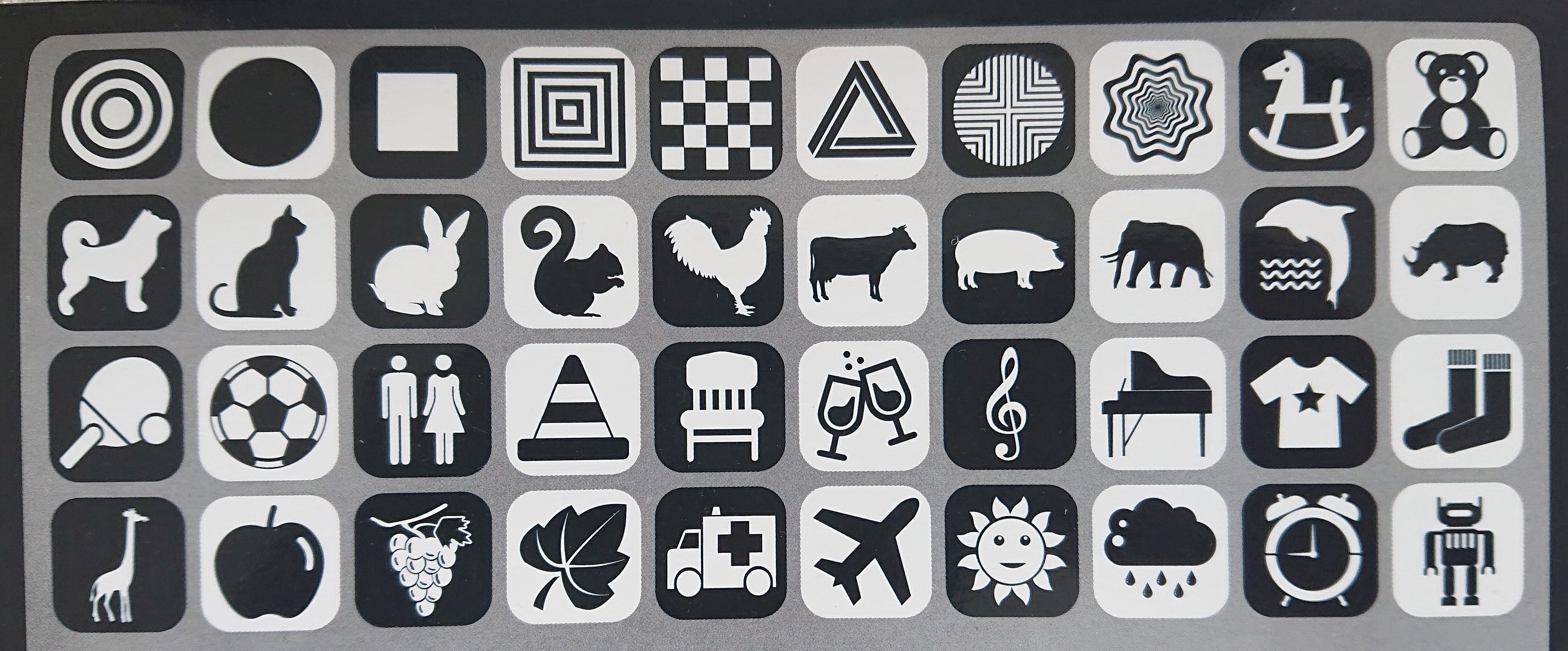 Imagier bébé Montessori - MaMontessoriBox