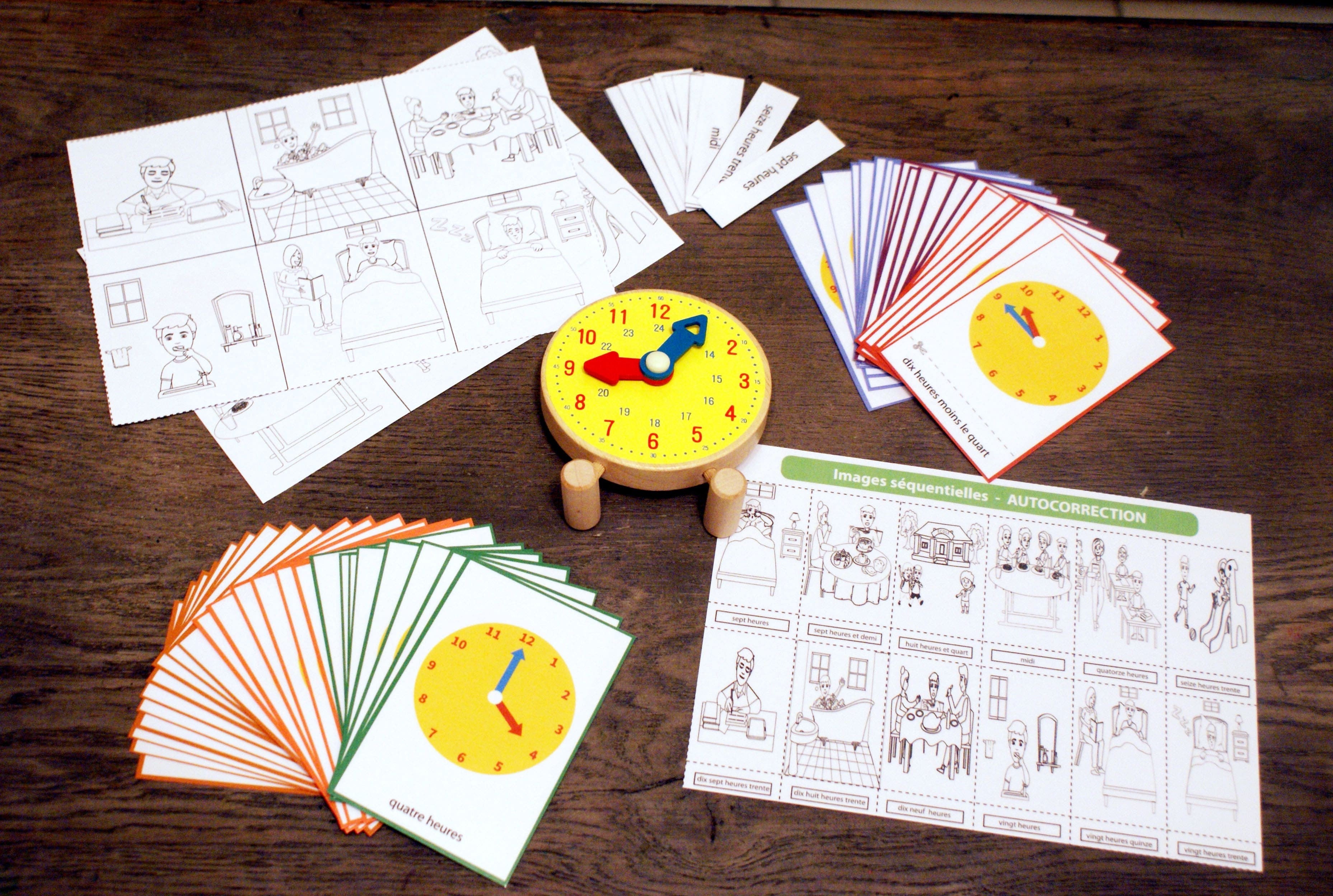 Horloge analogique Montessori - MaMontessoriBox