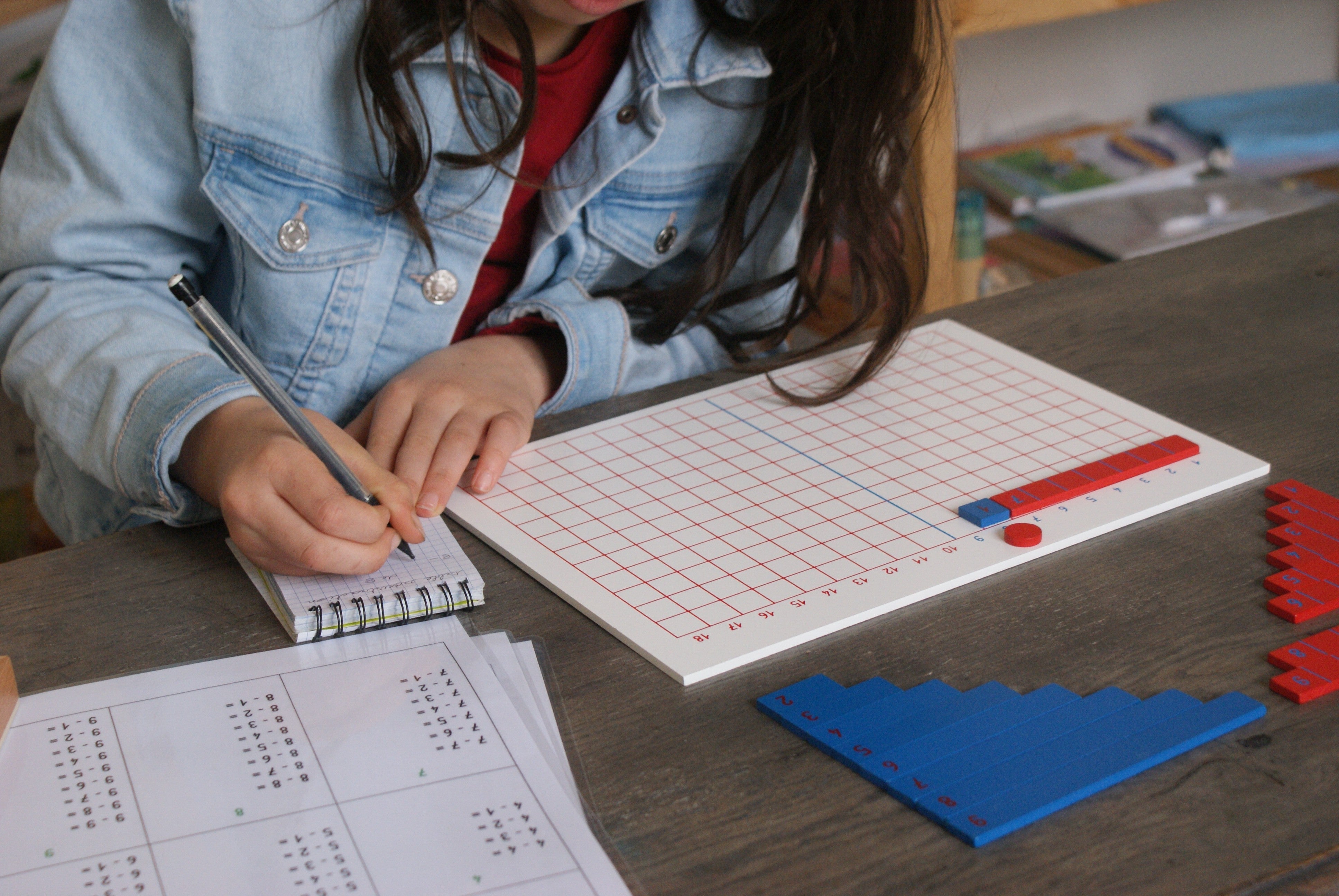 Soustraction Montessori - MaMontessoriBox