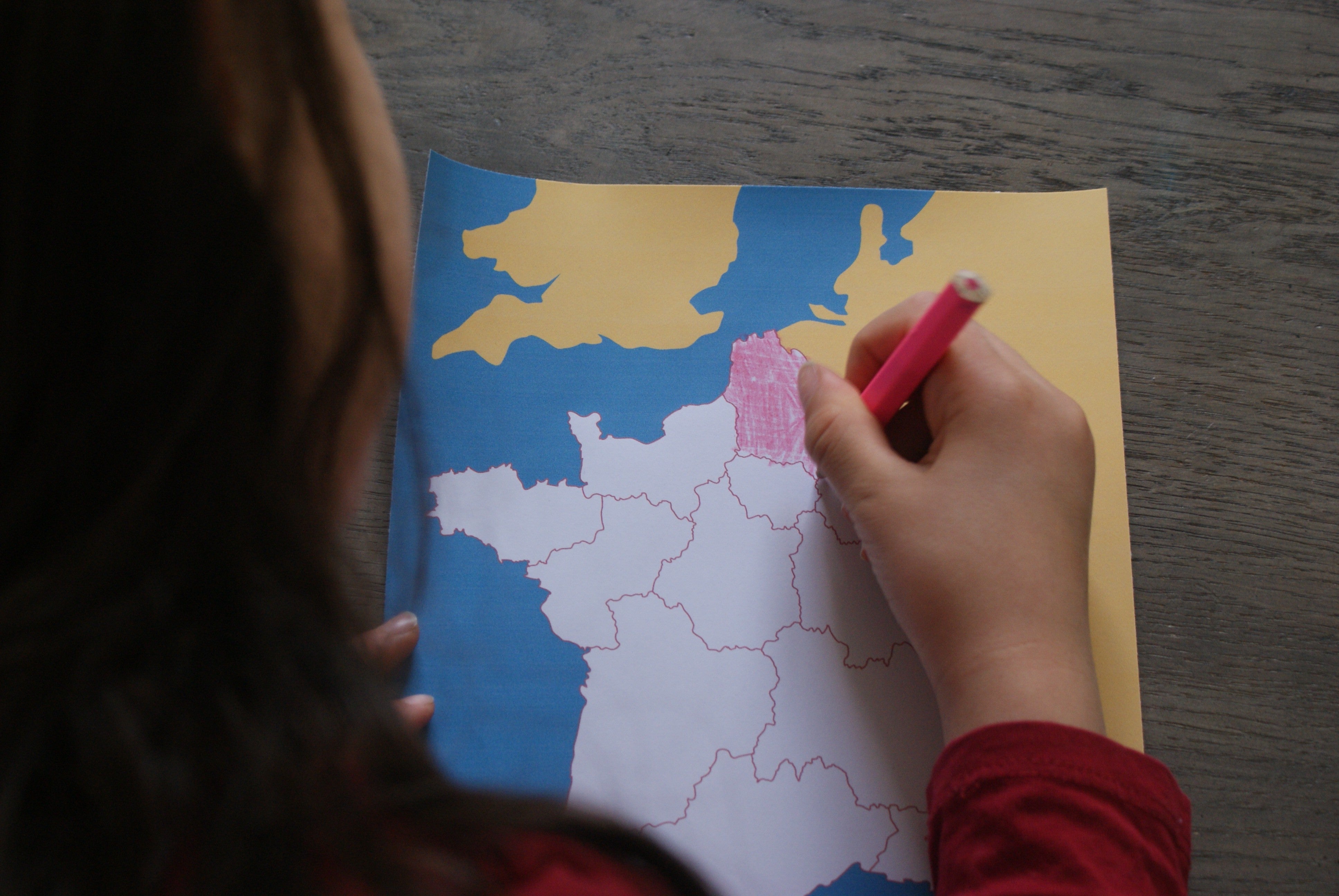 Puzzle de la France Montessori - MaMontessoriBox