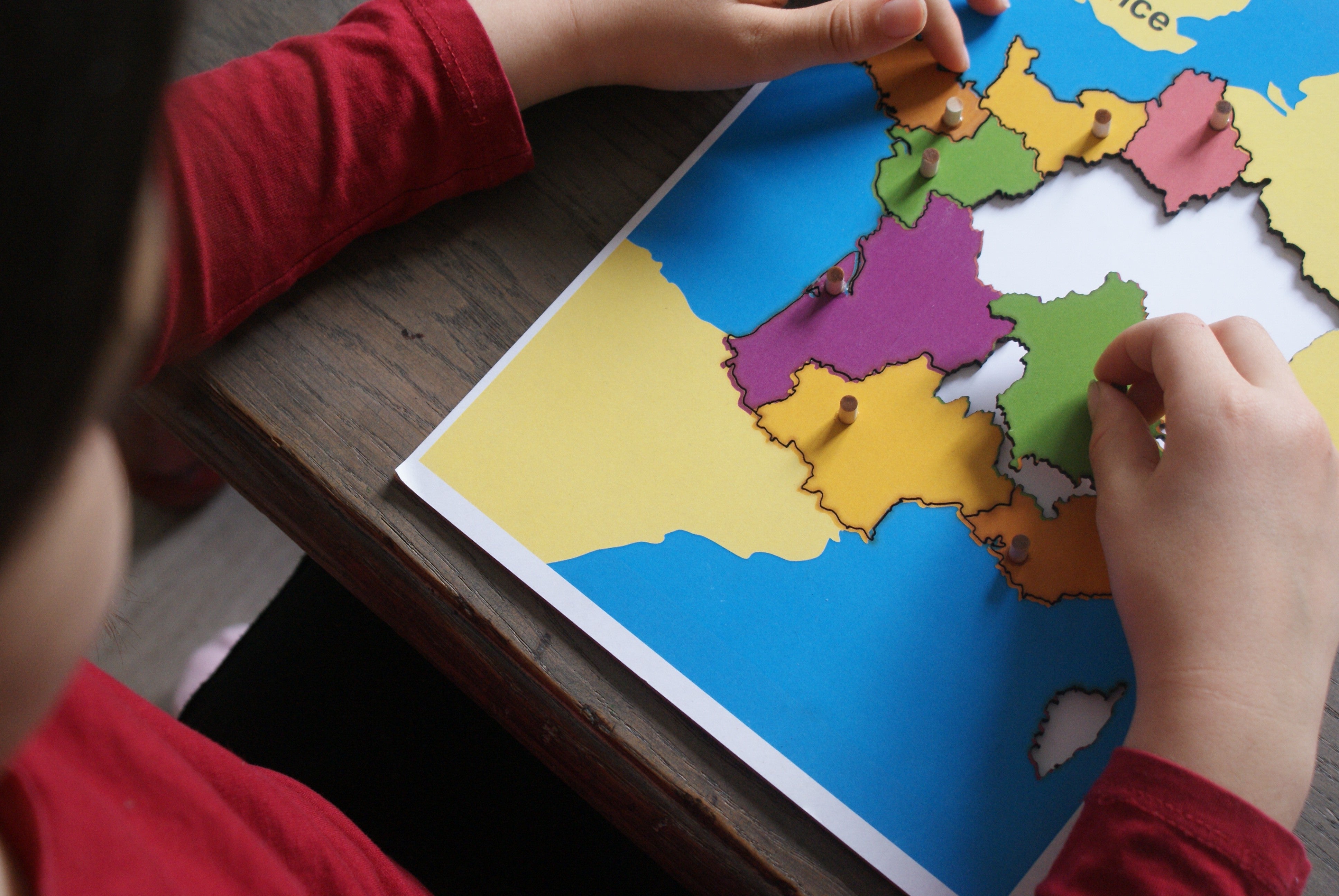 Puzzle de la France Montessori - MaMontessoriBox