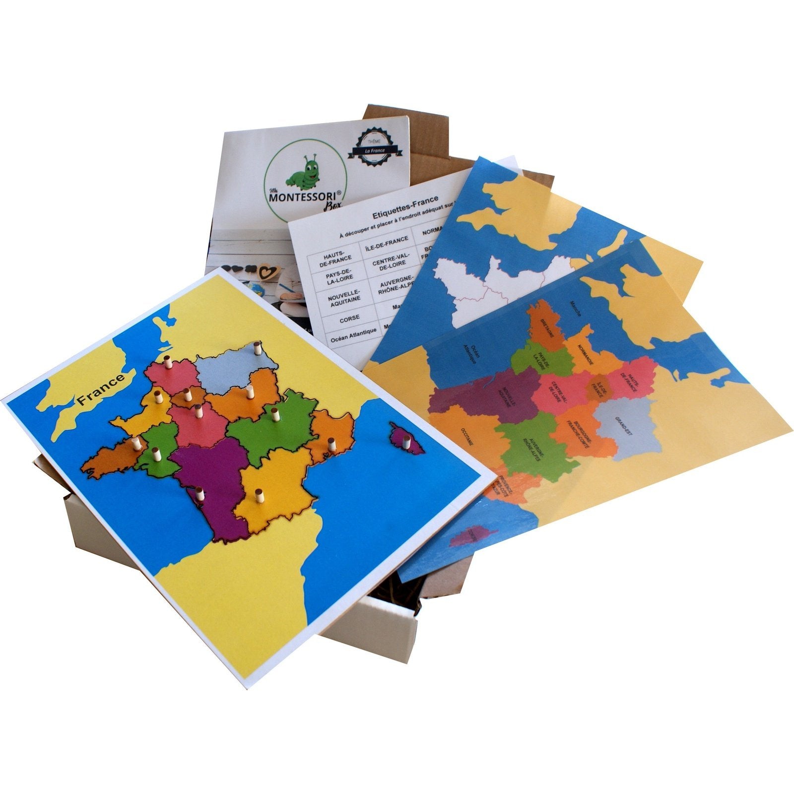 Puzzle de la France Montessori - MaMontessoriBox