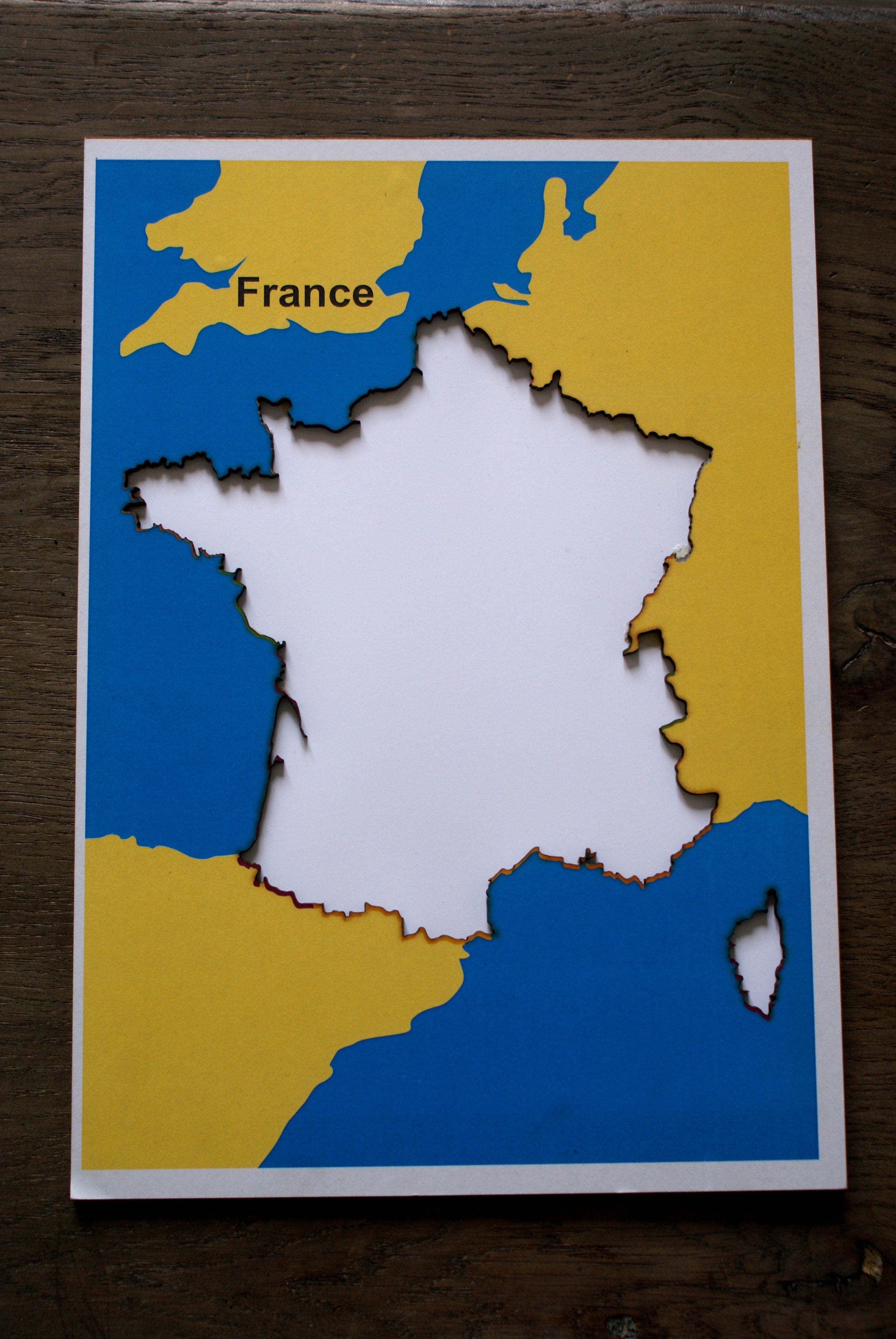 Puzzle de la France Montessori - MaMontessoriBox