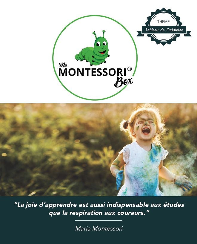 Addition Montessori - MaMontessoriBox