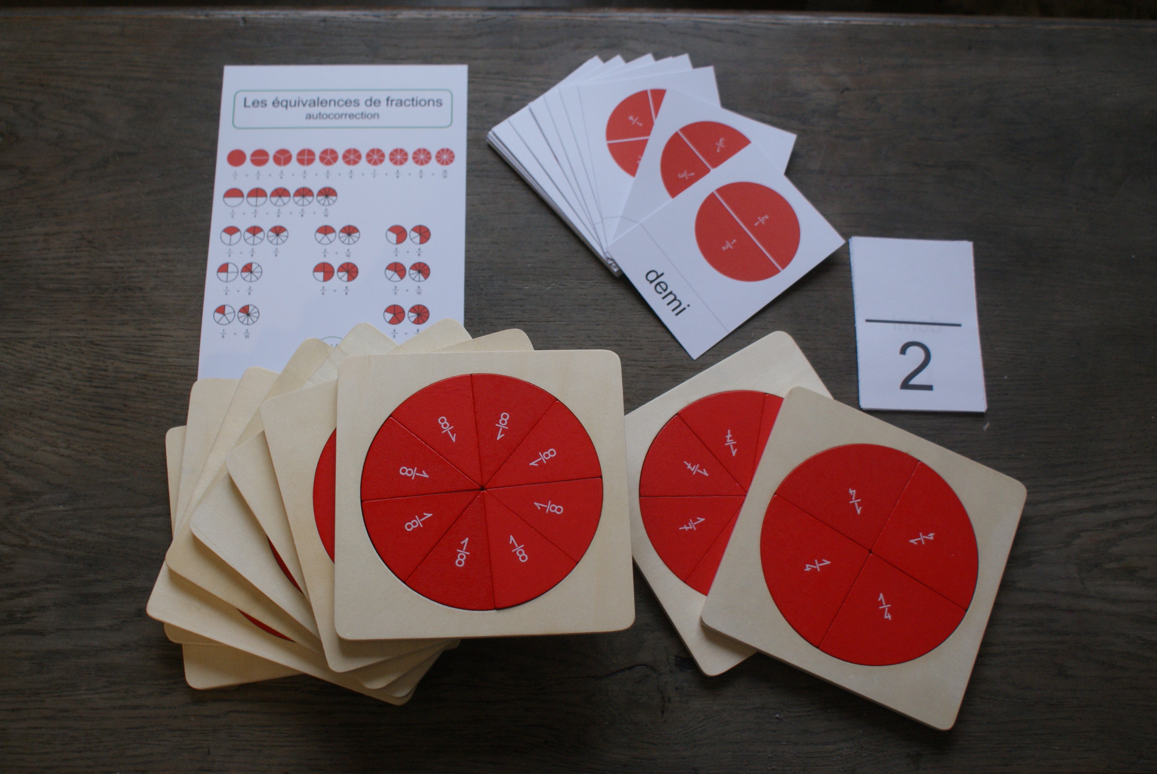 Fractions Montessori - MaMontessoriBox