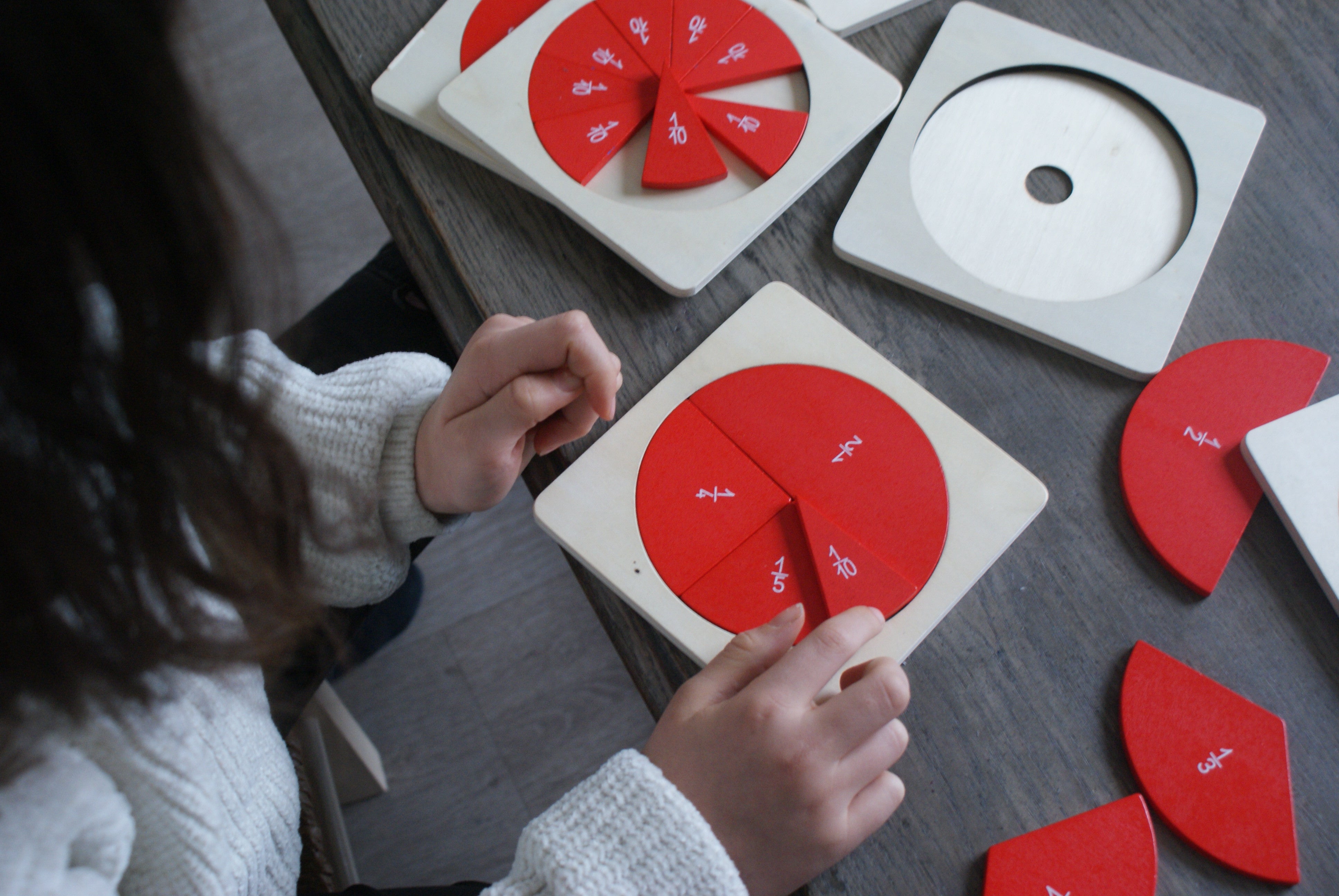 Fractions Montessori - MaMontessoriBox