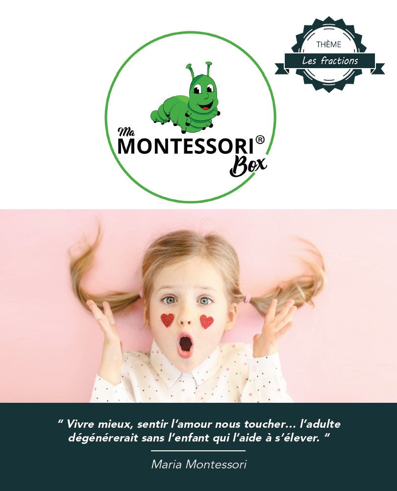 Fractions Montessori - MaMontessoriBox