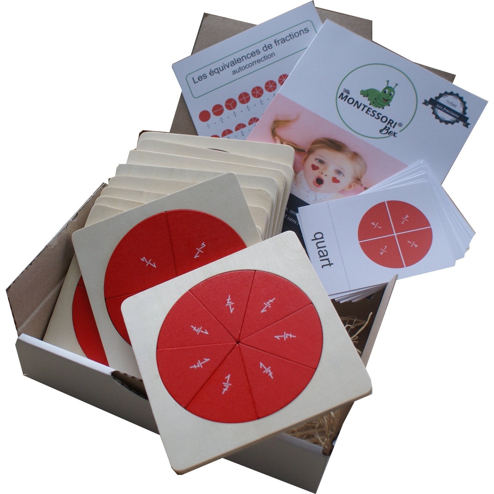 Fractions Montessori - MaMontessoriBox