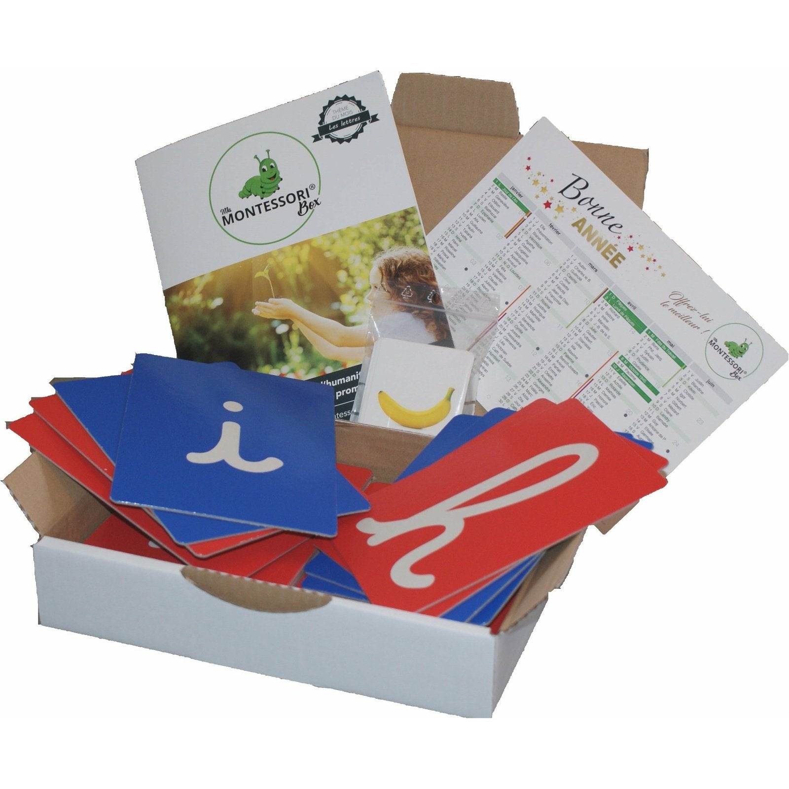 Lettres Rugueuses cursives Montessori - MaMontessoriBox