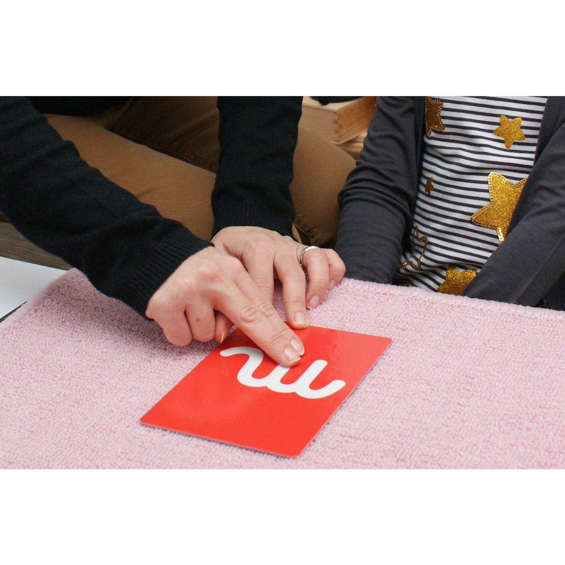 Lettres Rugueuses cursives Montessori - MaMontessoriBox