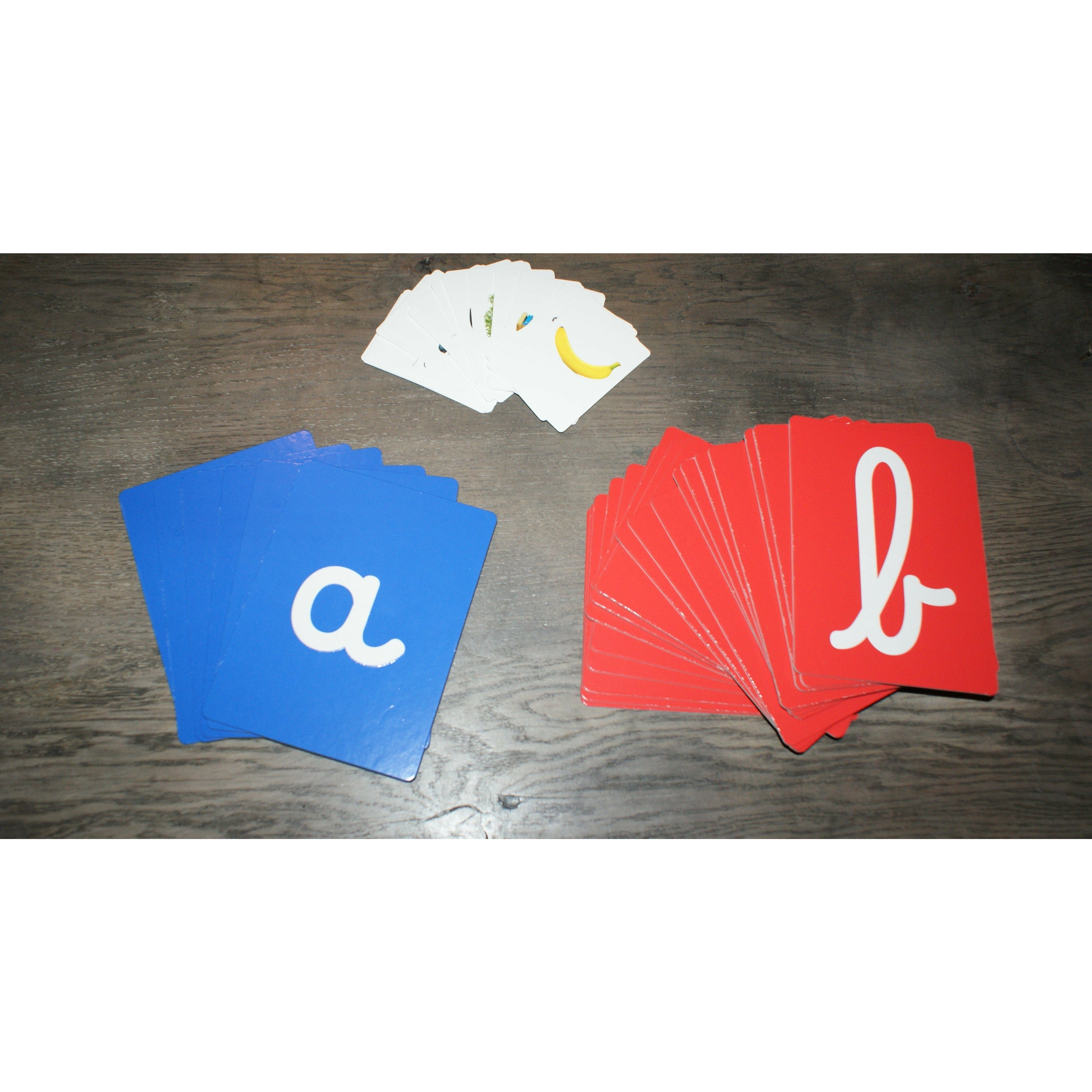 Lettres Rugueuses cursives Montessori - MaMontessoriBox
