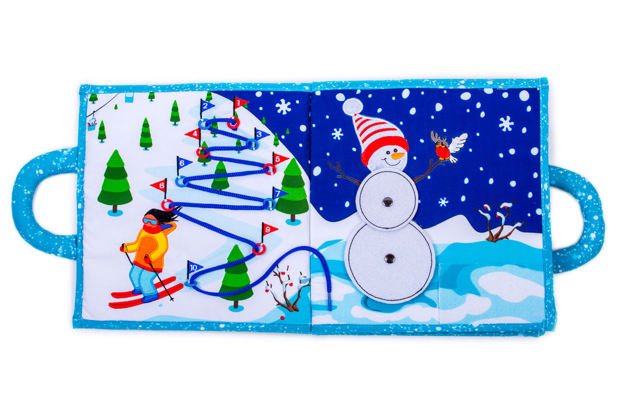 Livre d'éveil et activités Montessori - Hiver - MaMontessoriBox