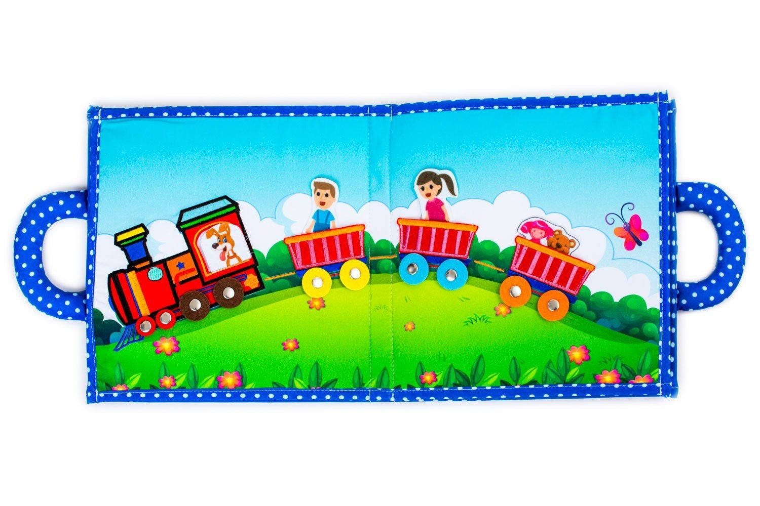 Livre d'éveil et activités Montessori - Chiot - MaMontessoriBox