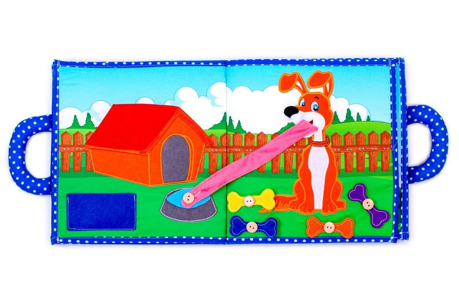 Livre d'éveil et activités Montessori - Chiot - MaMontessoriBox