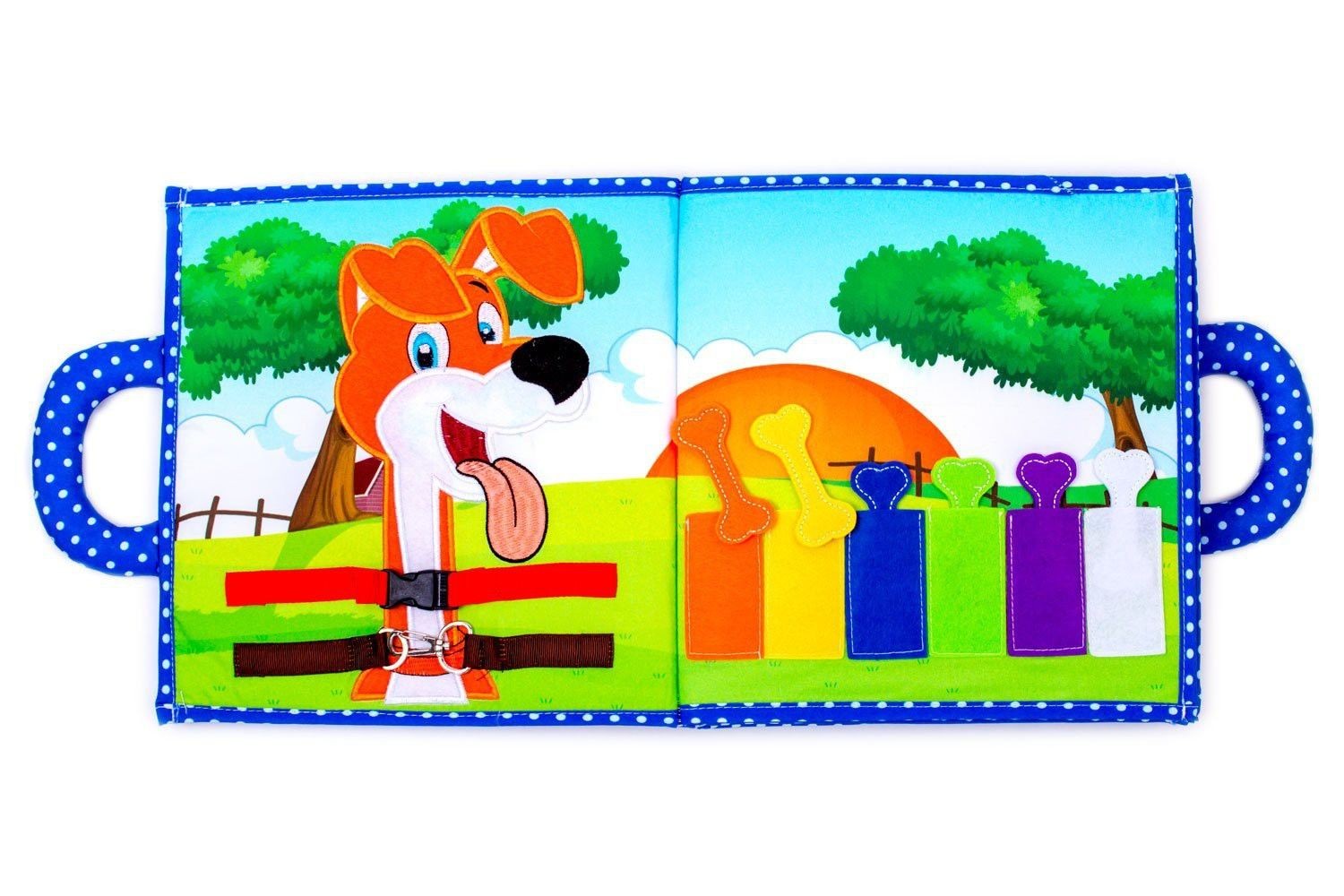 Livre d'éveil et activités Montessori - Chiot - MaMontessoriBox