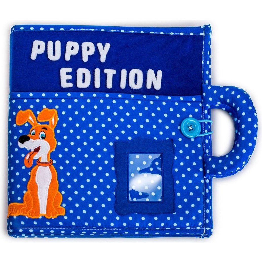 Livre d'éveil et activités Montessori - Chiot - MaMontessoriBox