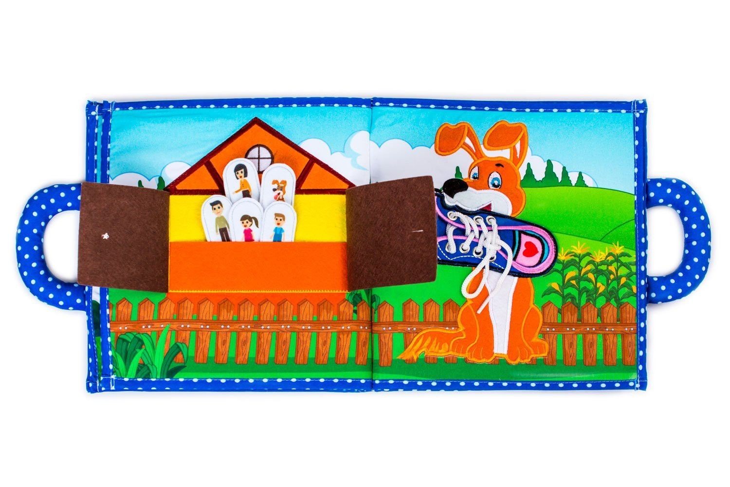 Livre d'éveil et activités Montessori - Chiot - MaMontessoriBox