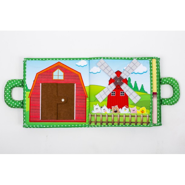 Livre d'éveil et activités Montessori - Lapin - MaMontessoriBox