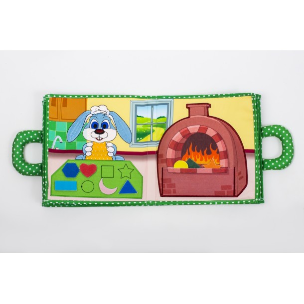 Livre d'éveil et activités Montessori - Lapin - MaMontessoriBox