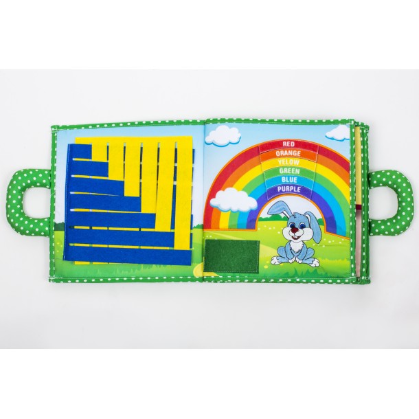 Livre d'éveil et activités Montessori - Lapin - MaMontessoriBox