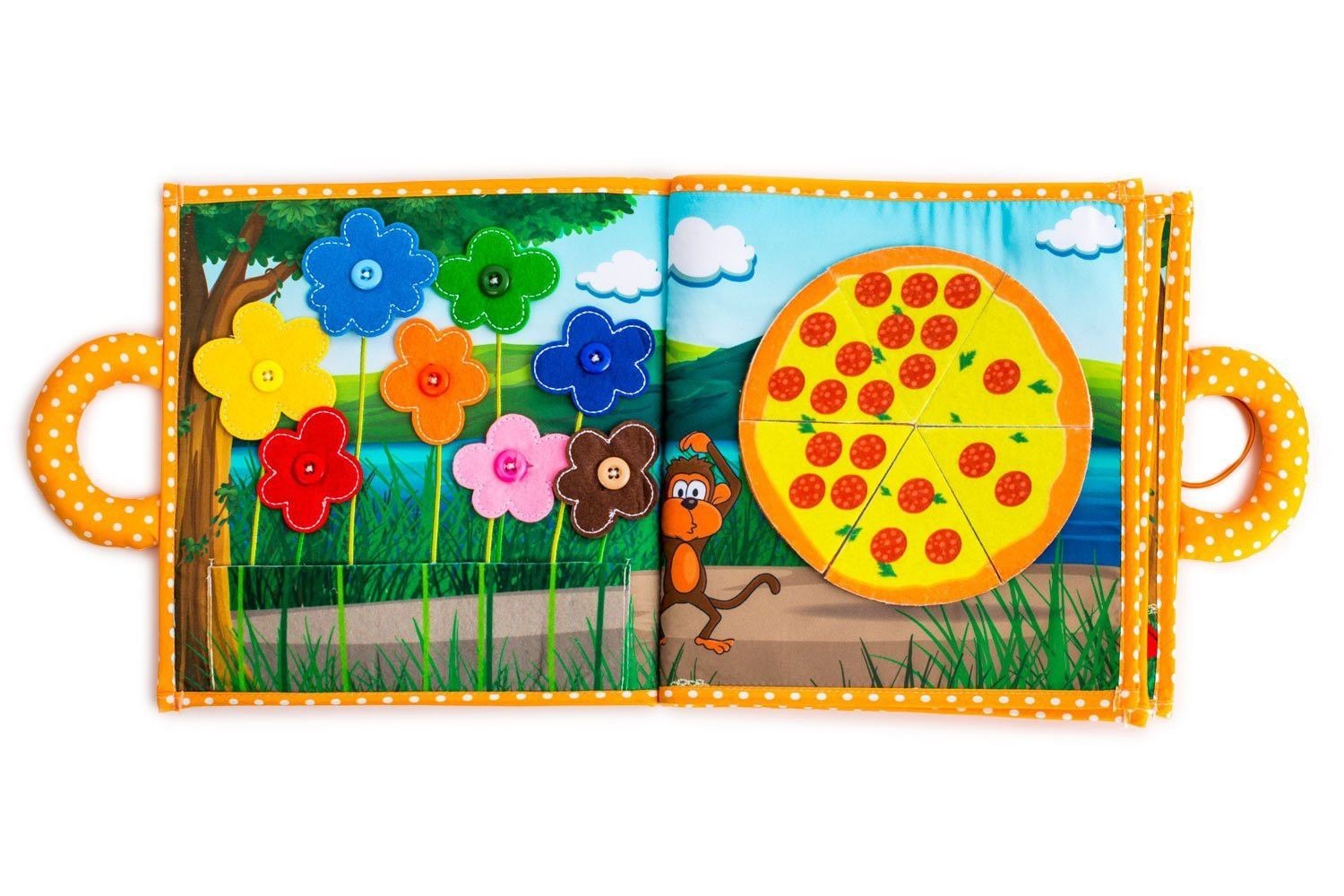 Livre d'éveil et activités Montessori - Singe - MaMontessoriBox