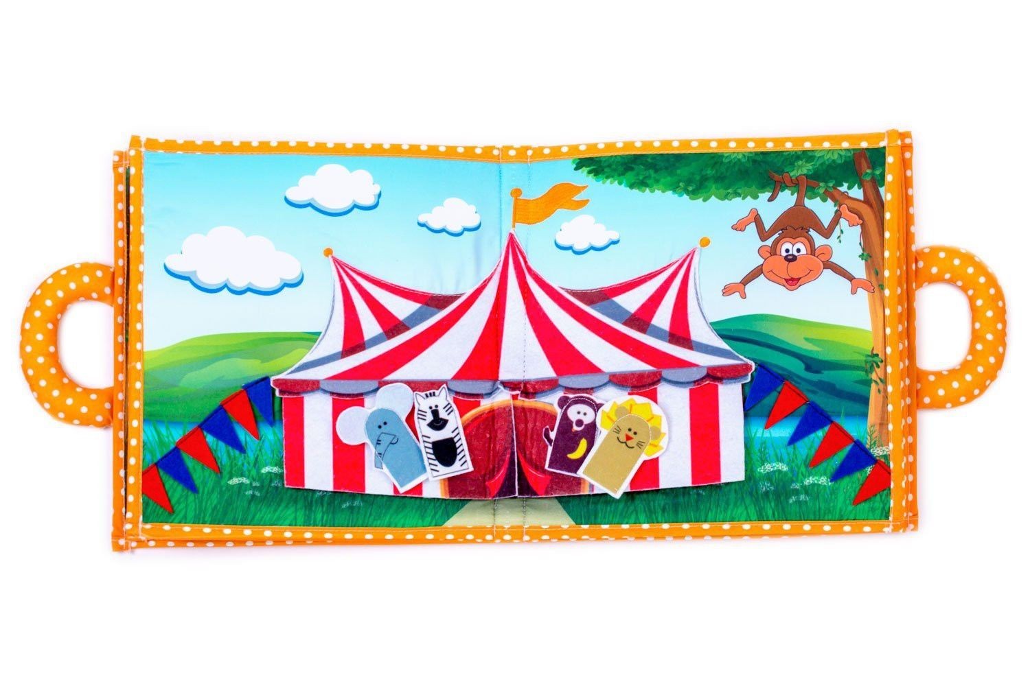 Livre d'éveil et activités Montessori - Singe - MaMontessoriBox